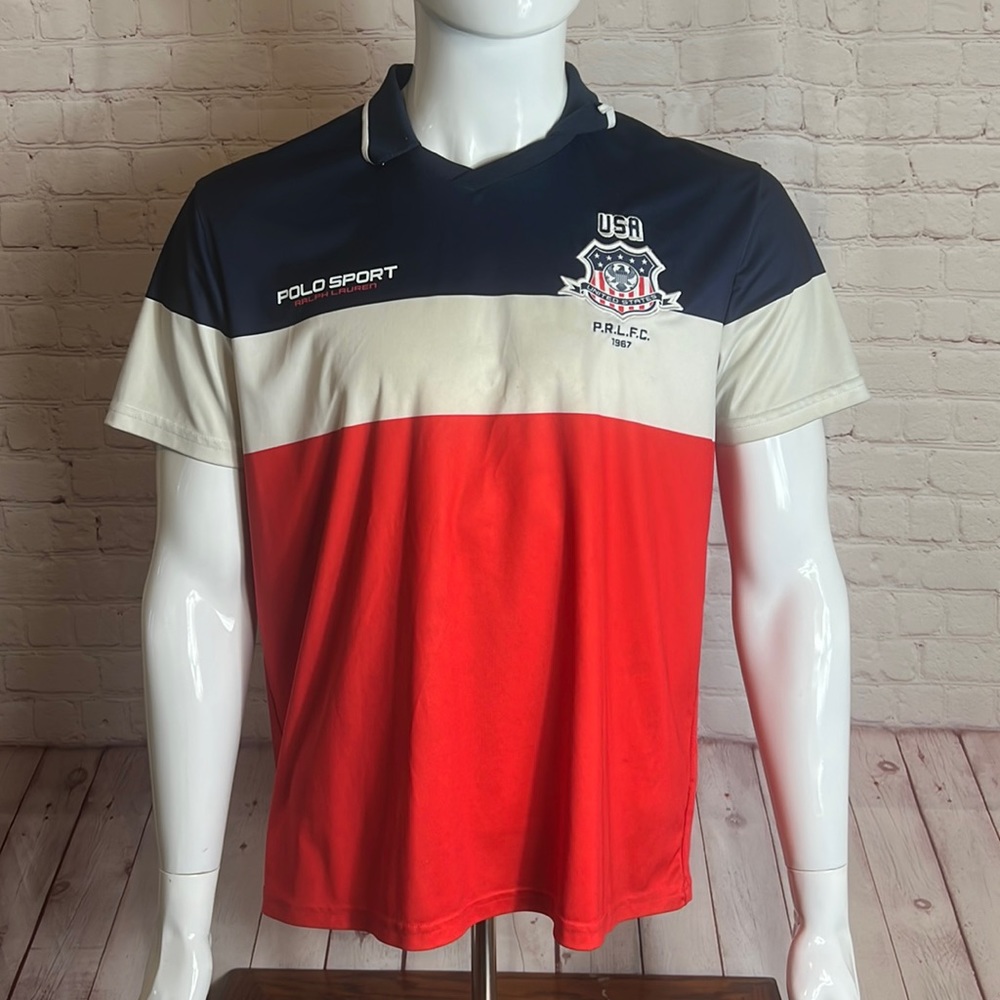 Polo Ralph Lauren Size Large Performance USA Polo Sport Shirt